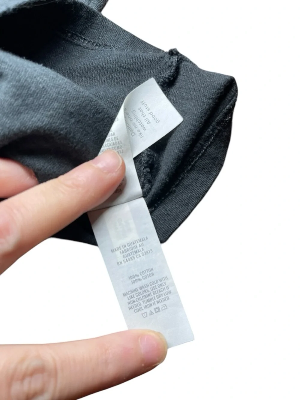 Aerie Black Cotton Cozy Women’s Crewneck Oversized Boyfriend T-Shirt Size Large - Picture 8 of 10